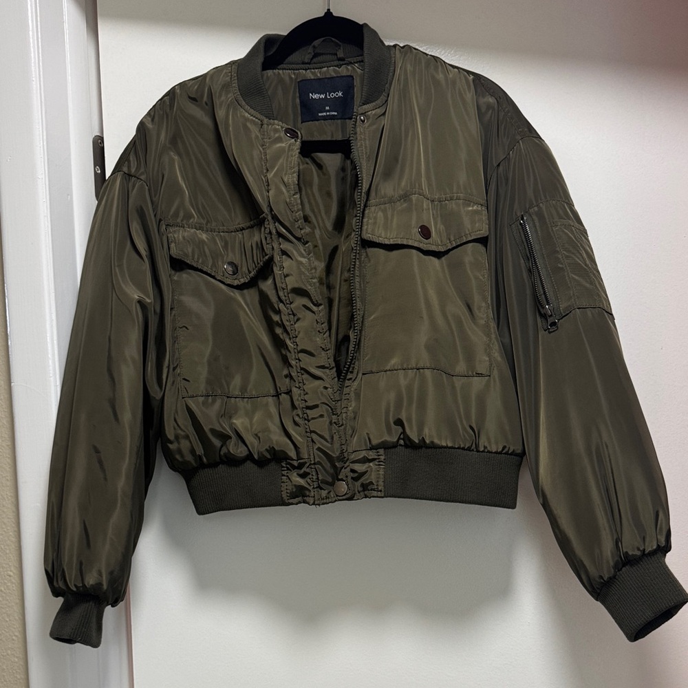 New Look Khaki Bomber Jacket